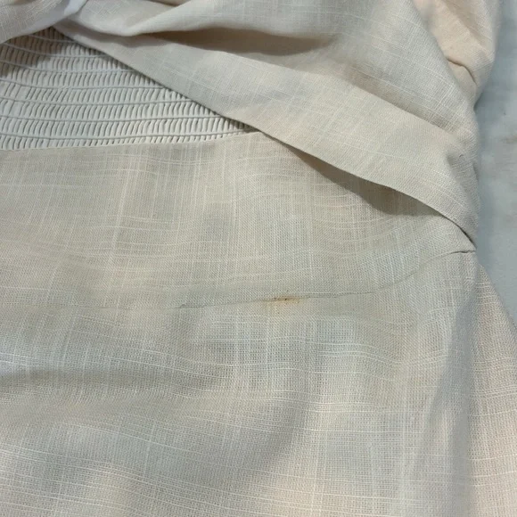 LILLUSORY Linen strapless twist front dress - Picture 8 of 9